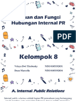 (Kelompok 8) Tujuan Dan Fungsi Hubungan Internal PR - PPT PDF