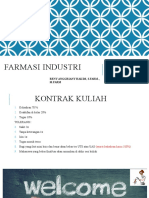 Pertemuan 1 Farmasi Industri