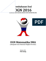 2016 Pembahasan Soal OSN Guru Matematika SMA Provinsi