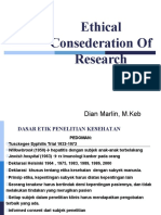 Ethical Consederation of Research
