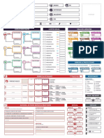 Feuille de Personnage Editable PDF