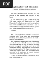 Download Imagining Tenth Dimension Sample by Rob Bryanton SN6335767 doc pdf