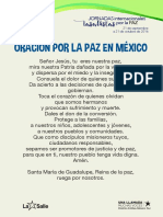 Oracion Por La Paz en Mexico