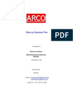 Start Up Business Plan-ARCO E-Commerce and Cloud Kitchens $