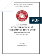 Tiểu luận Sự phụ thuộc kinh tế Việt Nam vào Trung Quốc PDF