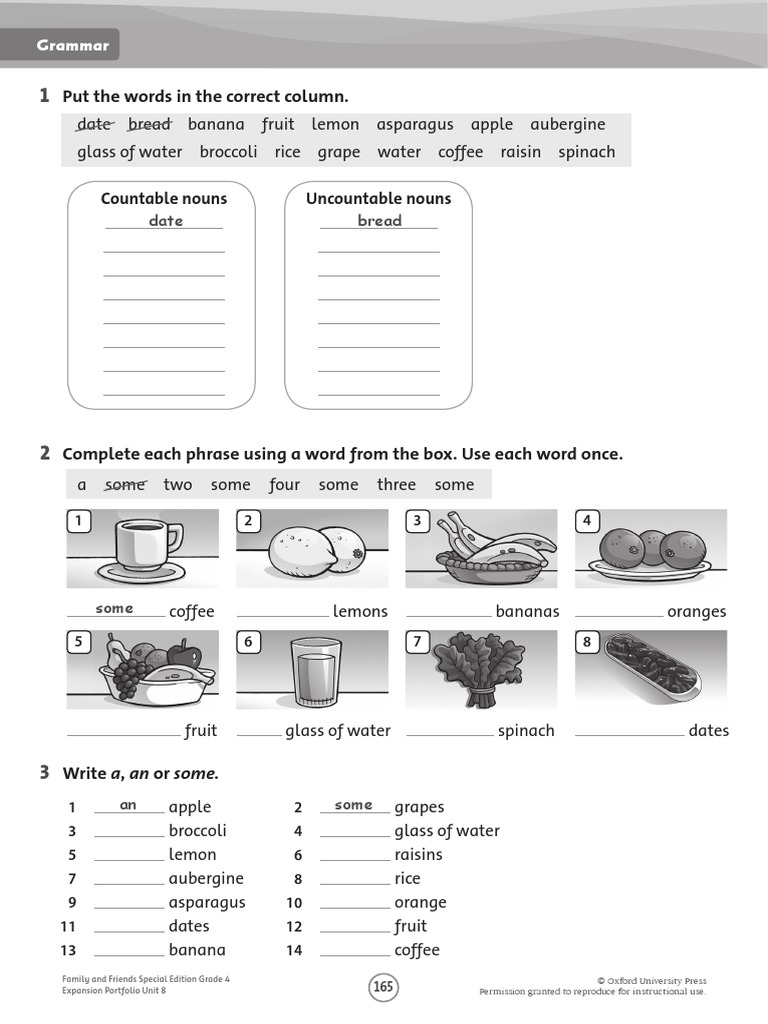 Grade 4 Unit8-Trang-15,17 | PDF | Linguistics | Grammar
