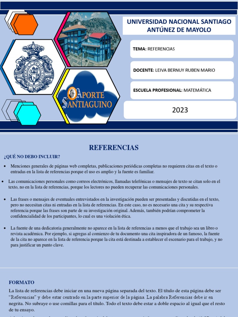 Guía de Referencias APA 2023 | PDF | Estilo apa