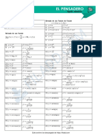 Tabla Derivadas e Integrales PDF