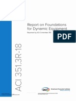 ACI 351 - 3R-18 Report On Foundations For Dynamic Equipment PDF