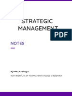 Strategic Management NOTES