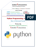 Python Programming Tutorial Part 1