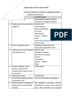 Mediation Form (Commercial)