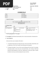 Course Plan - Aviation Air & Space Law BA LLB Hons