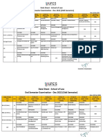 SOL - (Odd Sem) Date Sheet - End Sem Exam Dec 2022