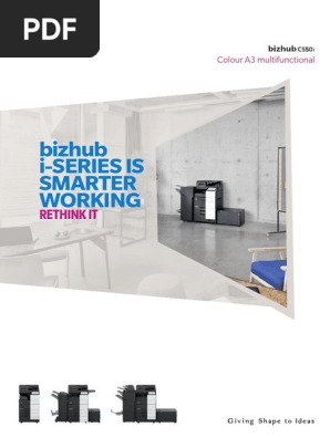 Konica Minolta Bizhub C550i Brochure