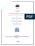 Synopsis (Cell Phone Detector Circuit)