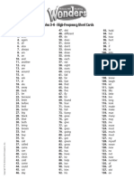 High Frequency Words - GR 3-6 PDF