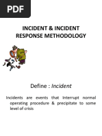 Incident & Incident Response Methodology