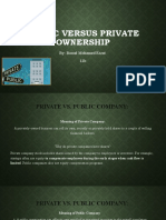 Differences Between Public and Private Companies