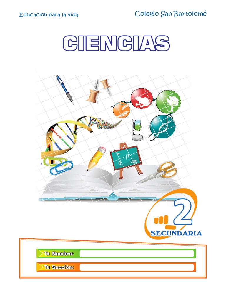 Libro Ciencias 2do Sec Pdf Biología Cianobacterias