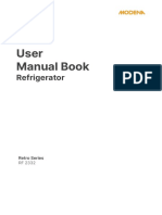 User Manual for Retro Series RF 2332 Refrigerator