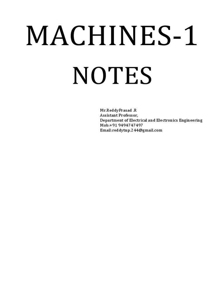 Machines transformers best notes by reddy pdf pdf electricity