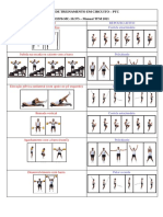 Circuito de treino funcional com exercícios de força