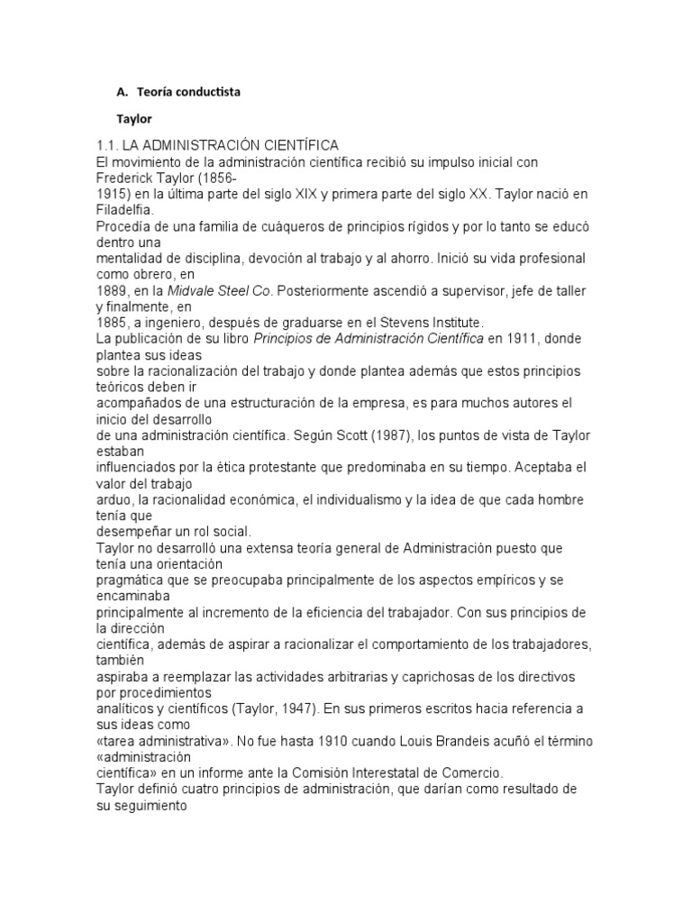 Teorias Del Desarrollo Organizacional Pdf Burocracia Racionalidad