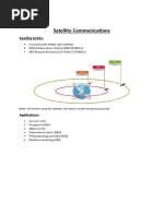 Geostationary vs Polar Satellites Guide | PDF | Satellite | Outer Space