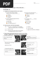 UNIT 10 TV Activity Worksheets