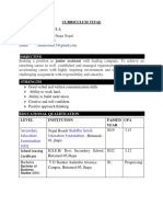 CURRICULUM VITAE Saru