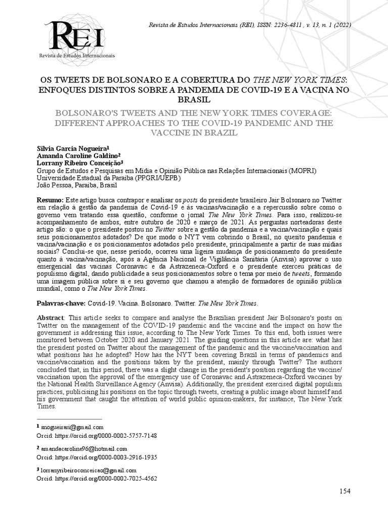 os-tweets-de-bolsonaro-e-a-cobertura-do-the-new-york-times-enfoques