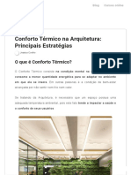 Conforto Térmico Na Arquitetura - Principais Estratégias - Projetou