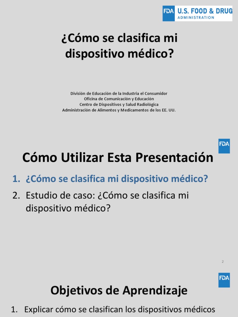 cdrh-learn-how-is-my-medical-device-classified-slides-pdf