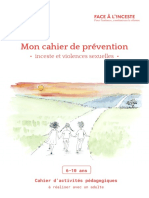 Cahier de La Prévention Sexuelle - Enfants