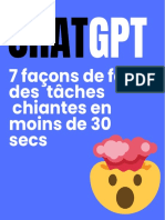 CHATGPT Astuces - 7 Façons de Faire Des Tâches Chiantes en Moins de 30 Secs