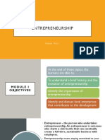 Entrepreneurship Module 1 Part 1 PDF