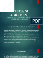 Fitness Și Agrement: Optimizarea Condiției Fizice Și Modelare Corporală