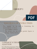 Evolution Theories of Lamarck and Darwin