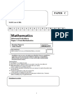 05 AS Pure Mathematics Practice Paper C