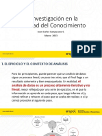 Investigación en La Sociedad Del Conocimiento