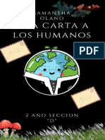 Una Carta A Los Humanos. by Samantha Olano