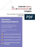 Liste de Sigles Acronymes Et Abreviations de L Anglais PDF