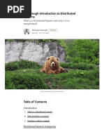 A Thorough Introduction To Distributed Systems