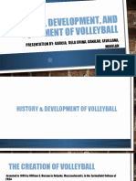 History Development and Equipment of Volleyball