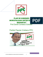 Plan de Gobierno Raul Condezo Estrada PDF