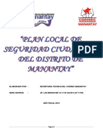 PLAN - LOCAL - SEGURIDAD - CIUDADANA - 2019 Mannatay en Cifras PDF