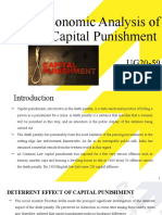 Economic Analysis of Capital Punishment