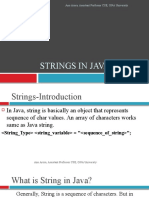 Strings in Java