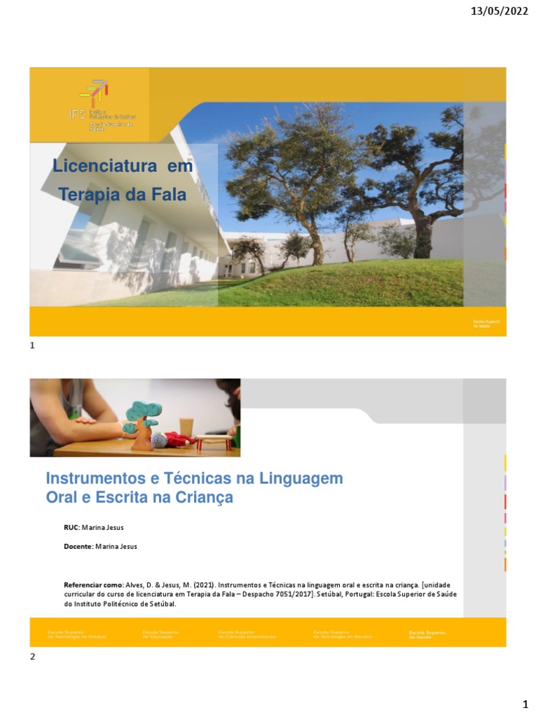 IT - LOEC - Recursosintervenção Na Linguagem Oral e Escrita - MJ PDF ...